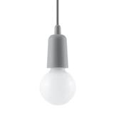 Sollux Lampa wisząca DIEGO 1 szara SL.0575