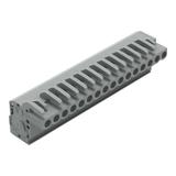 MCS-MIDI Classic gniazdo kątowe 16-bieg. szare raster 5 mm /25szt./ WAGO