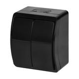 Łącznik świecznikowy n/t AQUATIC IP44 czarny OR-OE-7101/B ORNO