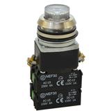 Przycisk NEF30-WL4X/24V bezbarwny