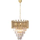lampa wisząca Madison 9xE14 złota ML5992 Milagro