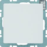BERKER KNX system Q.x Regulator temperatury bez sterowania ręcznego z interfejsem uniwersalnym biały aksamit 75441229 HAGER