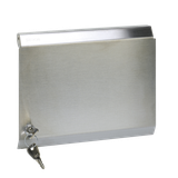 Simon Connect Pokrywa z zamkiem do obudów podtynkowych i natynkowych S500 METAL 3-modułowych