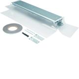 tehalit.BK Końcówka kanału boczna folia ochronna BKFD 600x(45-70)mm stal BKFDE600045 HAGER