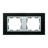 Simon 82 Nature Ramka 2-krotna Nature Łupek / pierścień aluminum mat 82927-63 KONTAKT