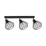 Waya 3P E27 lampa wisząca max. 3x60W czarna listwa AD-LD-6262BE27M ORNO