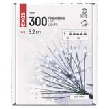 Lampki świąteczne nano łezki frędzle 300 LED 5,2 m zimna biel IP20 timer D3AC09 EMOS