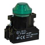 Lampka L22WDB/24V-230V zielona