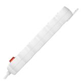 Przedłużacz 5-krotny 2P+Z z wyłącznikiem, 1,5m H05VV-F 3x1,5mm2, Imax=16A, płaska wtyczka, biały