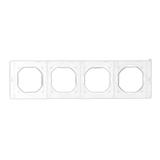 Simon Basic Neos Zestaw uszczelek do ramki 4-krotnej NEOS *Bryzgoszczelność IP44 tylko z gniazdami w