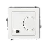 DECO Mechanizm elektronicznego regulatora temperatury z czujnikiem podpodłogowym biały