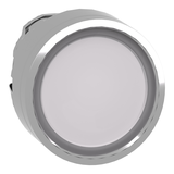 Harmony XB4 Przycisk płaski z zatrzaskiem push push biała LED metalowy ZB4BH013 Schneider