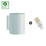 Oprawa ścienna kinkiet SQUALLA G9 tuba ciepła biel  SLIP006011_WOJ+14433 Spectrum Led