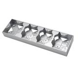 AS Puszka instalacyjna poczwórna - kolor srebro