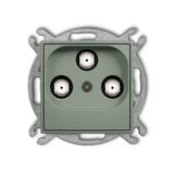 MINI Mechanizm gniazda multimedialnego 3F DATA (Vectra) szałwiowy