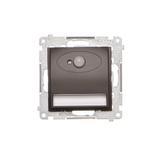 Simon 54 Oprawa oświetleniowa LED z czujnikiem ruchu 230V AC 1.4 W białe neutralne 4000 K brąz mat