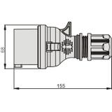 WPP 16/5 Wtyczka 16A/400V 3P+N+Z
