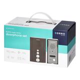 Zestaw domofonowy jednorodzinny bezsłuchawkowy czarny ELUVIO OR-DOM-RE-914/B ORNO