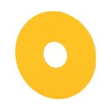 SR-GE TABLICZKA OPISOWA NOT-AUS BEZ OPISU,ŻÓŁTA