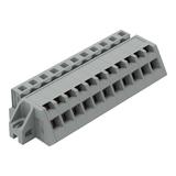 MCS-MIDI Classic gniazdo kątowe 11-bieg. szare raster 5 mm /25szt./ WAGO