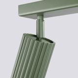 Sollux Plafon KARBON 6L zielony oliwkowy SL.1623