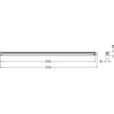Oprawa DAMP PROOF LED SLIM VALUE 1200 36W 4000K IP65