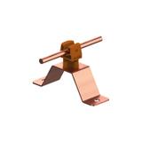 AN-11WN/CU/ Uchwyt przykręcany H=3,5cm Z-zatrzask /CU/ brązowy