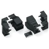 obudowa odciążająca przewody podwójna 3+4-torowa czarna