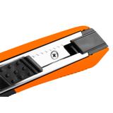 Nóż z ostrzem łamanym 18 mm, gumowane wykończenie