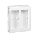 Simon Connect Obudowa natynkowa 2-modułowa 4x K45 czysta biel