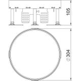 RKR2 9SL2 V2 20, Kaseta do wyż.obc., rewizyjna, 20 kN
