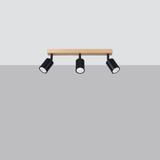 Sollux Plafon VERDO 3L czarny SL.1293