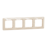 Sedna Design, ramka 4-krotna, beżowa
