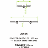 PZKKZMC100 Pokrywa kolanka 45° z zamk. 2,0 mm