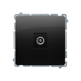 Simon BASIC WMUA-03000x-Y013 Gniazdo antenowe pojedyncze końcowe (moduł); czarny (zastęp