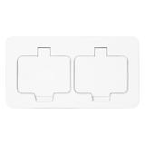 Hermetyczne gniazdo elektryczne podwójne prostokątne IP55 2x2P+Z(French) białe OR-GM-9047/W ORNO
