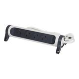 PRZEDŁUŻACZ PREMIUM, OBROTOWY, 4X2P+Z, Z PRZEWODEM 1.5 METRA 3X1.0 MM2 - BIAŁY/GRAFITOWY, Legrand