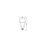 Lampa LED PARATHOM non-dim Classic A200 plastik 4,9W 827 E27