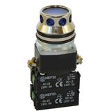 Przycisk NEF30-KL 2X2Y 130V niebieski W0-NEF30-KL 2X2Y/110V N PROMET