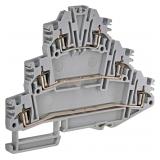 ESP3-HLD.2 Złączka gwintowa 3-poziomowa 2,5 mm2 (szara)