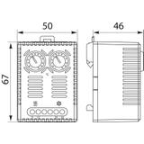 Termostat na grzanie-chłodzenie TBGZ41 (podwójny) OPATÓWEK