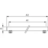 Tuba LED 3,5W=60W 375lm 2700K barwa ciepła LED 3,5W 500mm S14S WW 1CT/4 9,29002E+11 PHILIPS