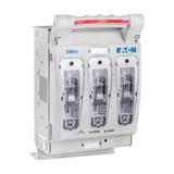 Rozłącznik bezpiecznikowy poziomy 250A AC 690V NH1 AC23B 3P IEC zaciski mostkowe EBH1O3TS8 EATON