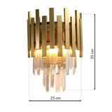 Milagro kinkiet Aspen Gold 2xE14 złoty ML5998