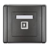 FLEXI Gniazdo pojedyncze USB A-B 2.0 grafitowy 11FGUSB-3 KARLIK