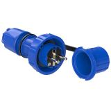 WTYCZKA PRZENOŚNE NAUTILUS 230V UNI-SCHUKO IP68 Niebieska standard uni-schuko 20051-b PCE