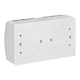 Gniazdo podwójne 2x2P+Z AQUATIC IP44 biały dymiony OR-OE-7106/WT ORNO