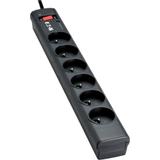 Listwa zasilająca Eaton Protection Strip przeciwprzepięciowa 6 gniazd 1 m czarna EATON
