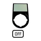 M22S-ST-GB5 Tabliczka opisowa z opisem /OFF/ 218300 EATON