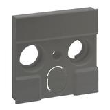 Niloe Step Plakietka Gniazda Tv Zewnętrznych Producentów 3 Otwory- Kolor Stalowy 863484 LEGRAND